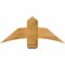 Ekena Millwork Bellingham Rough Sawn Timber Gable Bracket, Western Red Cedar, 36"W x 15"H x 2"D x 6"F, 10/12 Pitch GBW036X15X0206BEL00RWR - alternate 1